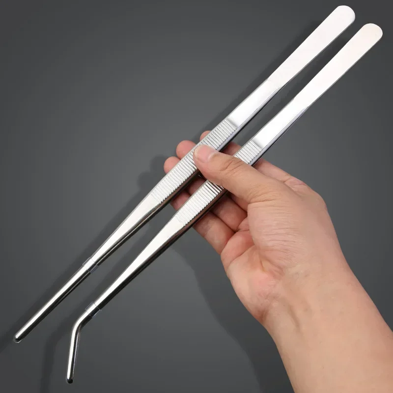 Feeding Tong Stainless - 스테인레스 다기능 강철 팔꿈치 족집게 수족관