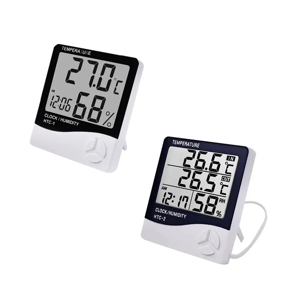 Digital Hygrometer Probe - 실내 LCD 디지털 온도계 및 습도계