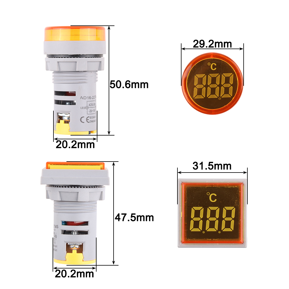 22mm 미니 플라스틱 LED 디지털 온도계-20-11 - Digital Hygrometer Probe 리뷰 및 가격