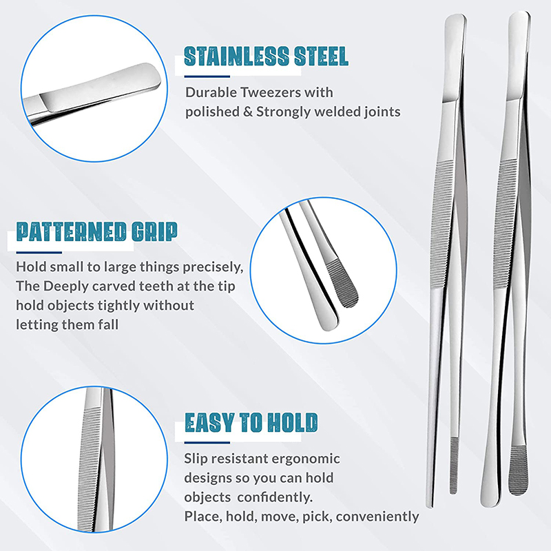 12 인치 주방 요리 집게, 스테인레스 스틸 족집게,  - Feeding Tong Stainless 리뷰 및 가격