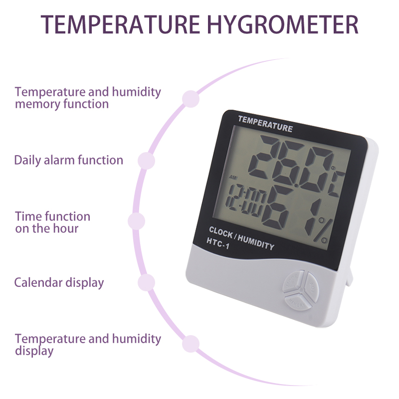 디지털 온도 습도 측정기 3 버튼 실내 온도계 습도계  - Digital Hygrometer Probe 리뷰 및 가격