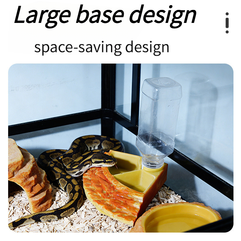 2 in 1 파충류 물컵 급수기, 크레스티드 게코, 자 - Water Dish Reptile 리뷰 및 가격