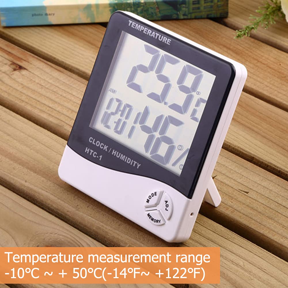 HTC-1 미니 습도계 온도계 시계 시간 데스크탑 스탠 - Digital Hygrometer Probe 리뷰 및 가격