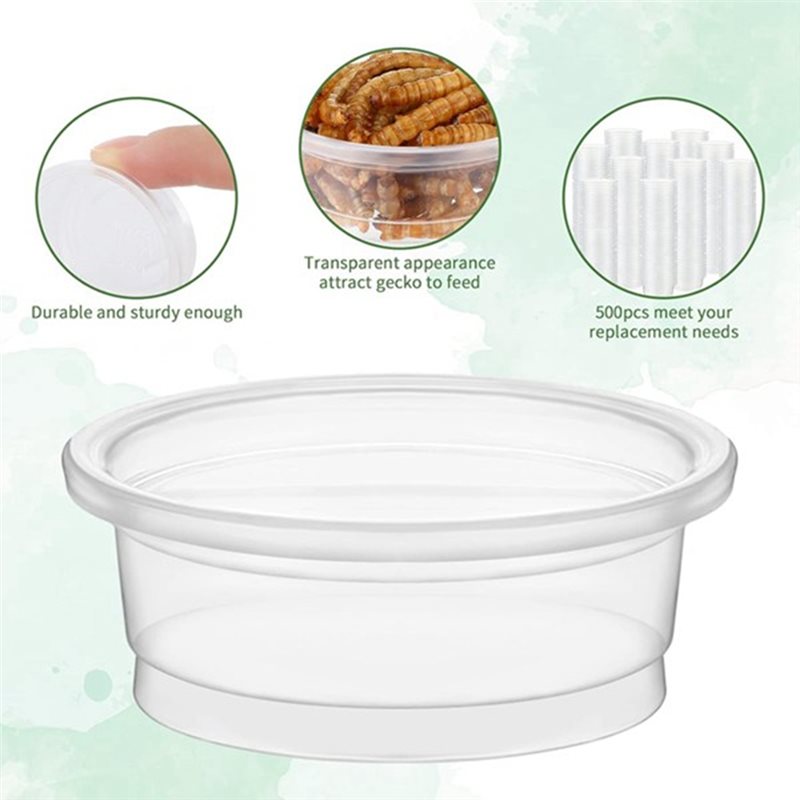 크레스티드 게코 먹이 및 물통(120개), 파충류 먹이 - Water Dish Reptile 리뷰 및 가격