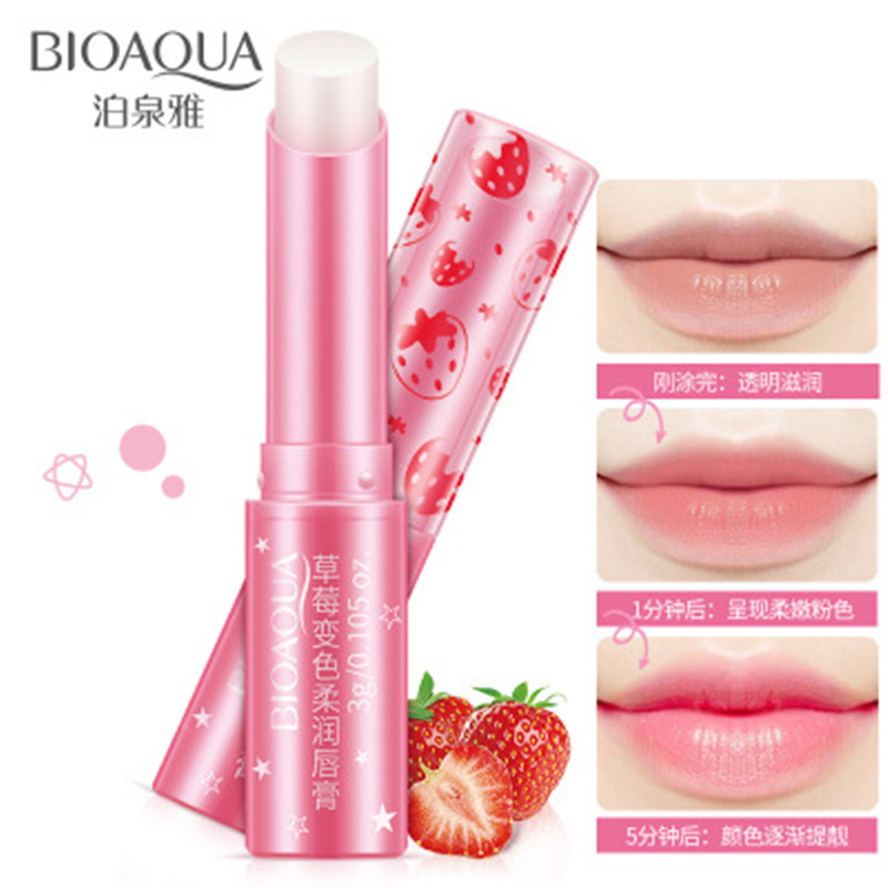 BIOAQUA 페이스 스킨 케어 천연 딸기 변색 립밤  - Substrate Coconut Fiber 리뷰 및 가격