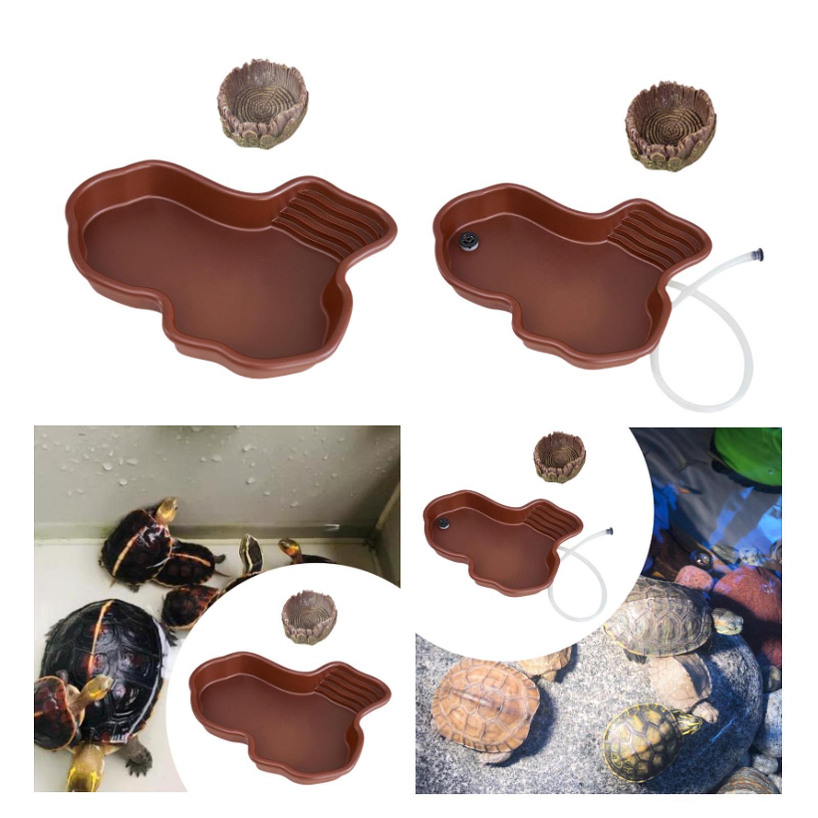 파충류 먹이 접시 파충류 목욕 수영장, 수족관 장식품, - Water Dish Reptile 리뷰 및 가격